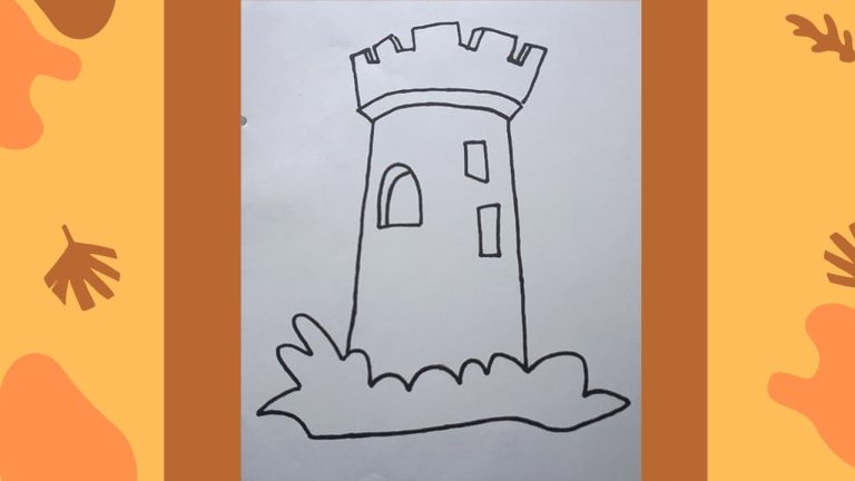 Aprende a dibujar la Torre del Oro de Sevilla en 6to de primaria