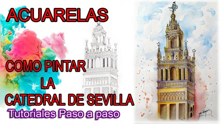 Pintura de la Torre del Oro en Acuarela: Tutorial